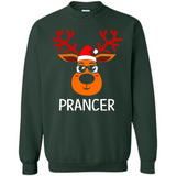 Prancer Reindeer Santa Claus Funny Xmas Holiday T-Shirt - Sweatshirt