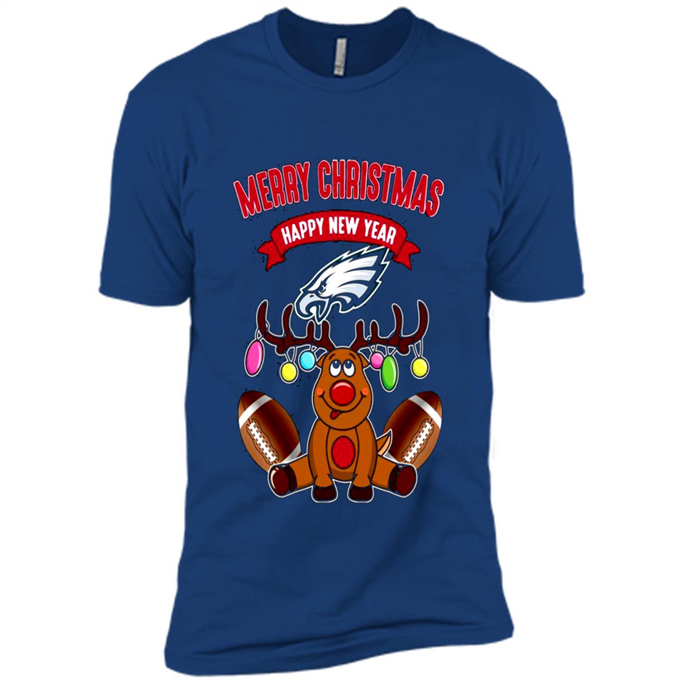 Philadelphia Eagles NFL Reindeer Funny Merry Christmas And Happy New Year