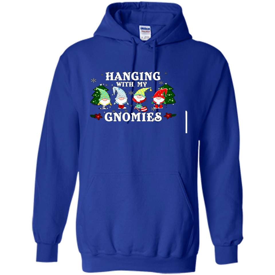 Christmas Garden Gnome Hanging With My Gnomies - Hoodie