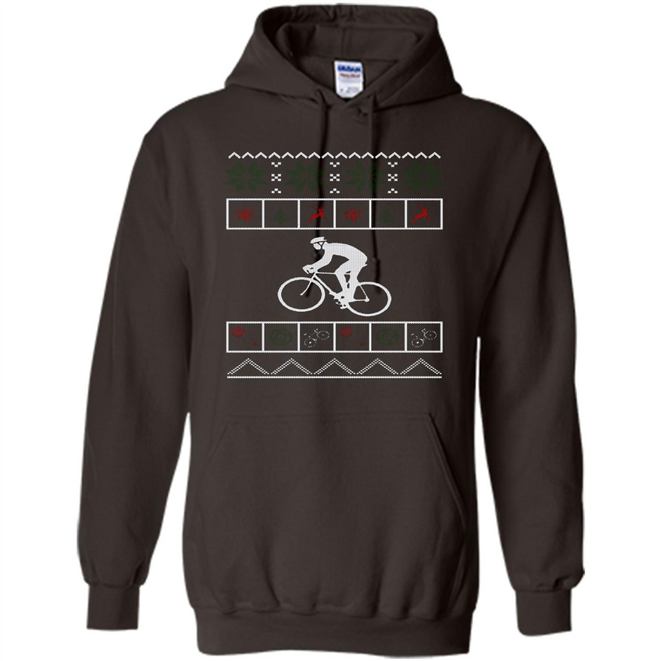 Christmas Ugly Sweater Cycling - Ugly Christmas Sweater - Hoodie