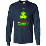 Resting Grinch Face Shirt PINGPONG - Long Sleeve T-Shirt