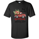 Snoopy This Is My Hallmark Christmas Movies Watching T-Shirt - Shirt