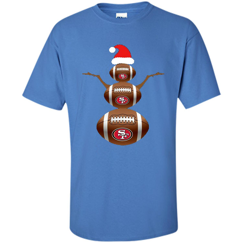 San Francisco 49ers NFL Dabbing Snowman Xmas