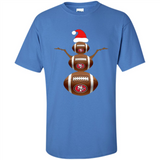 San Francisco 49ers NFL Dabbing Snowman Xmas