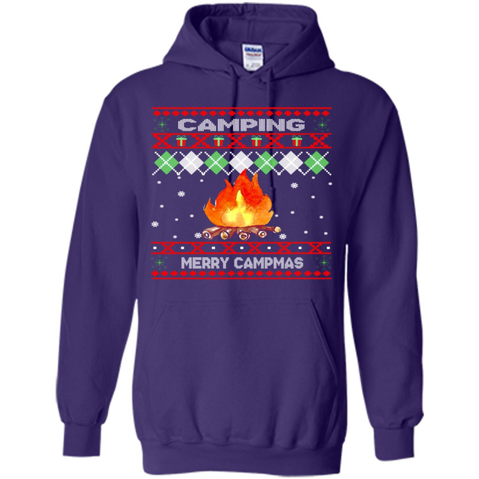 Merry Campmas Ugly Christmas - Hoodie