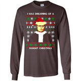 I'm dreaming of a Dwight Christmas sweatshirt - Long Sleeve T-Shirt