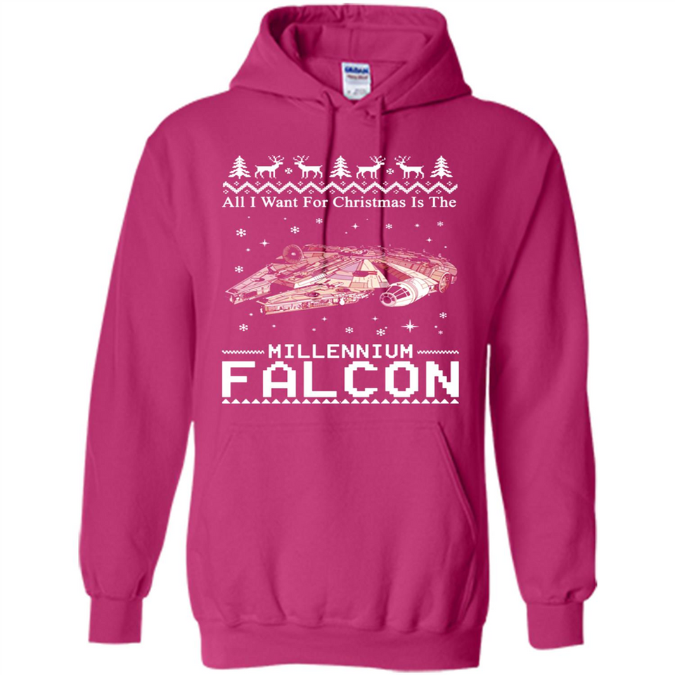 All I Want For Christmas Is The Millennium Falcon ugly PINGPONG