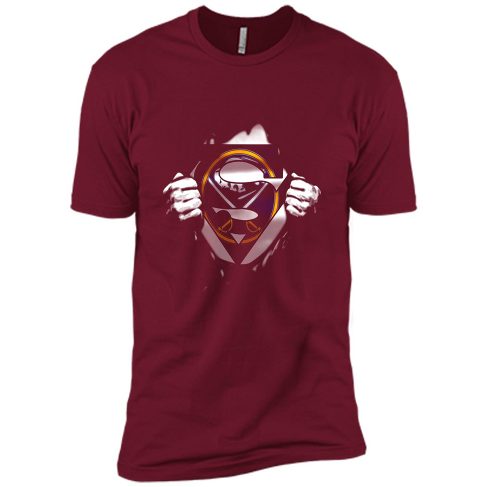 Buffalo Sabres And Superman Fans - Premium Short Sleeve T-Shirt