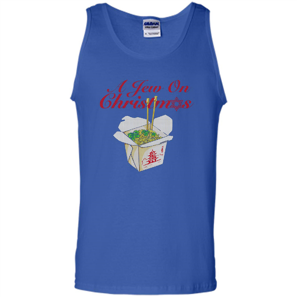 Christmas Ugly Sweater A Jew On Christmas - Tank Top