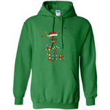 Rottweiler Santa Lights Christmas Dog Xmas Sweatshirt - Hoodie