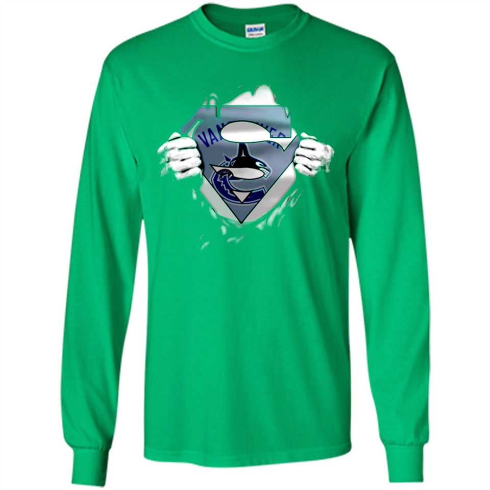 Vancouver Canucks And Superman Fans - Long Sleeve T-Shirt