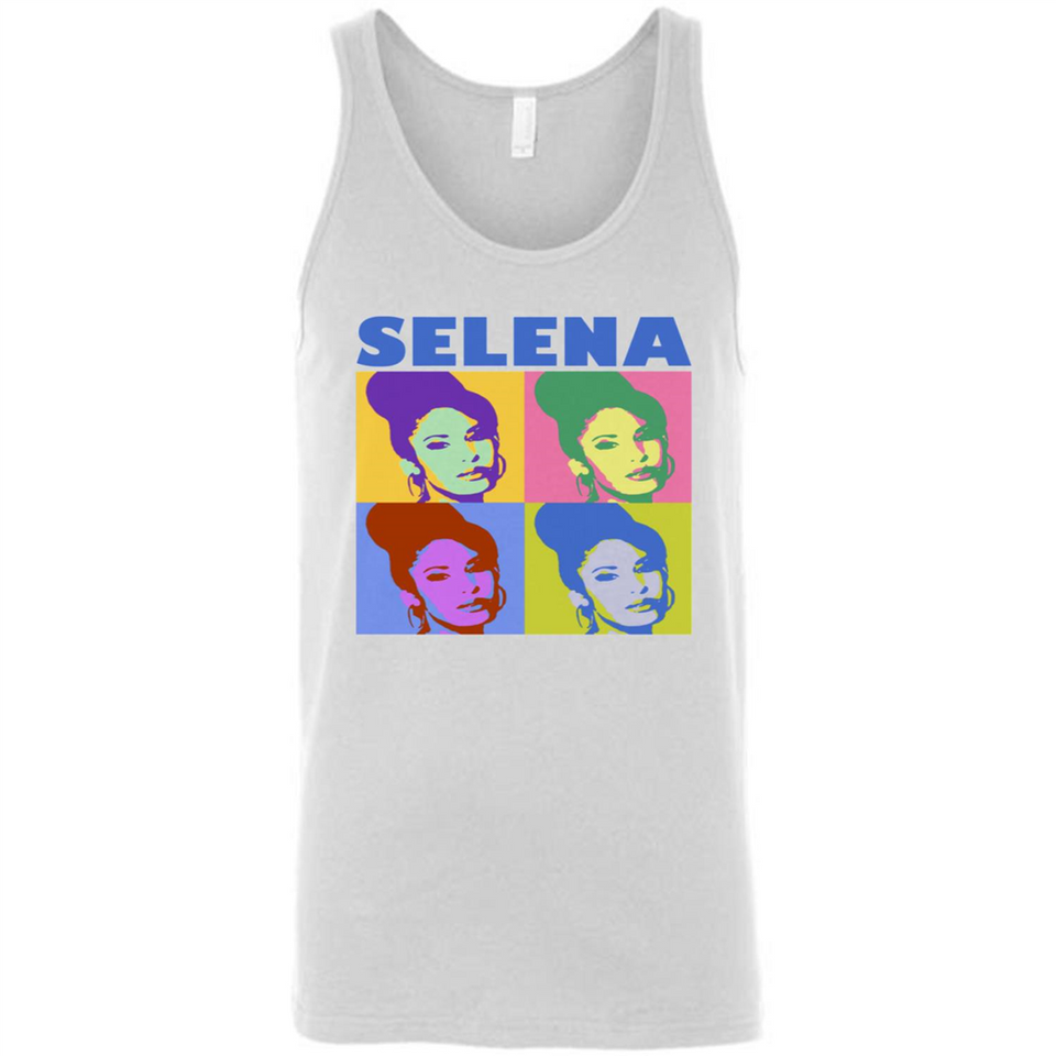 Selena Gomez Light Color - Canvas Unisex Tank
