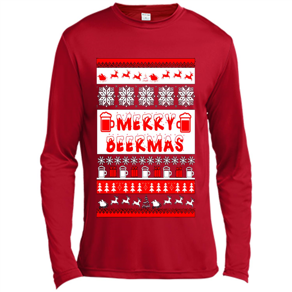 Merry Beermas Christmas sweater PINGPONG