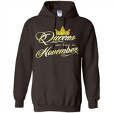 Queens Are Born In November Golden T-Shirt