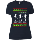 Ho Ho Ho Santa's Helpers Christmas - Ladies' Boyfriend T-Shirt