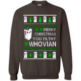 Merry Christmas You Filthy Whovian ugly sweater PINGPONG