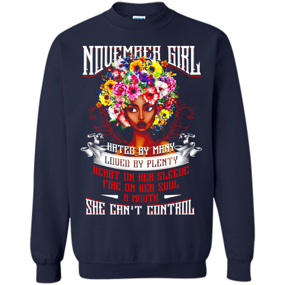 November Girl Flower - Sweatshirt