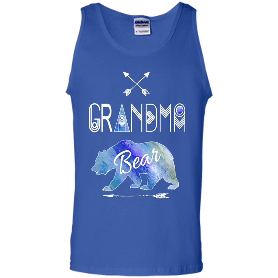Grandma Bear Shirt Tribal Family Vacation & Camping Tee - Tank Top