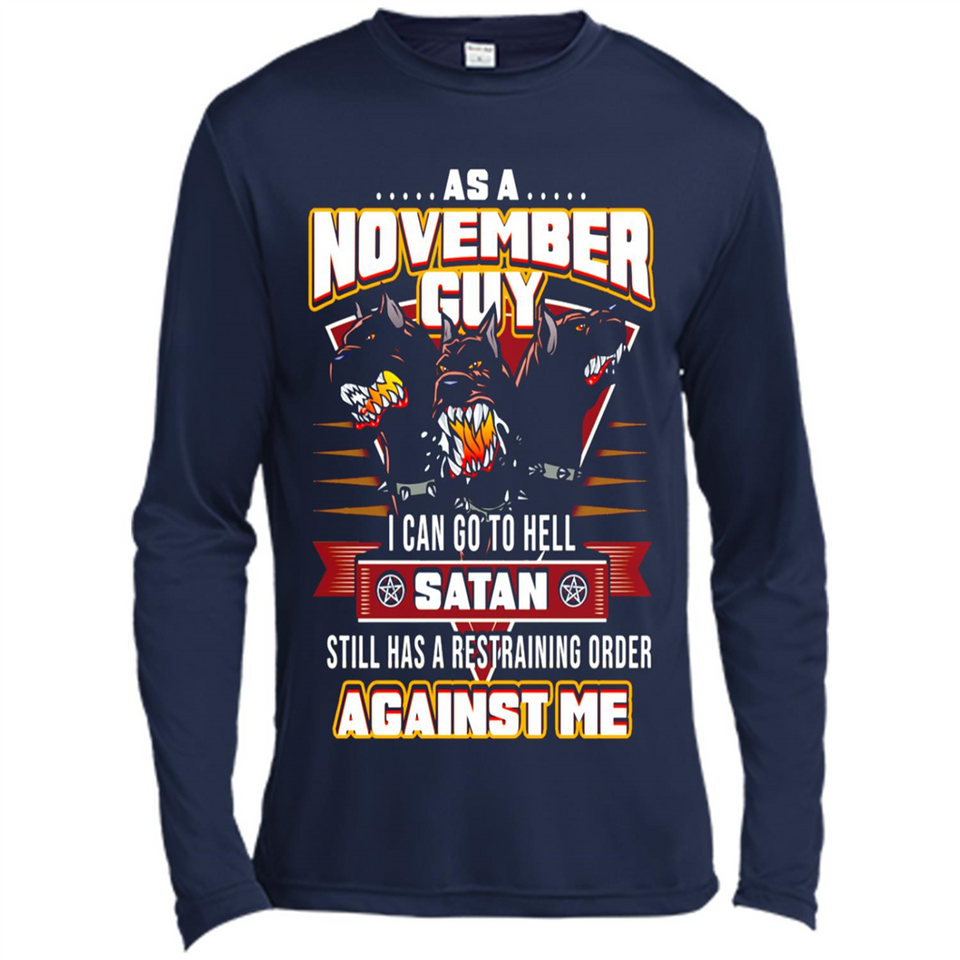 November Guy Birthday - Canvas Long Sleeve T-Shirt