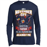 November Guy Birthday - Canvas Long Sleeve T-Shirt