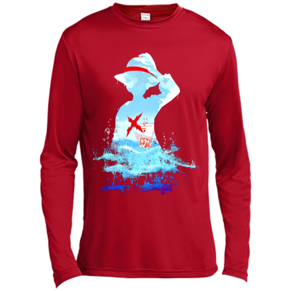 Luffy sea 2 - Canvas Long Sleeve T-Shirt