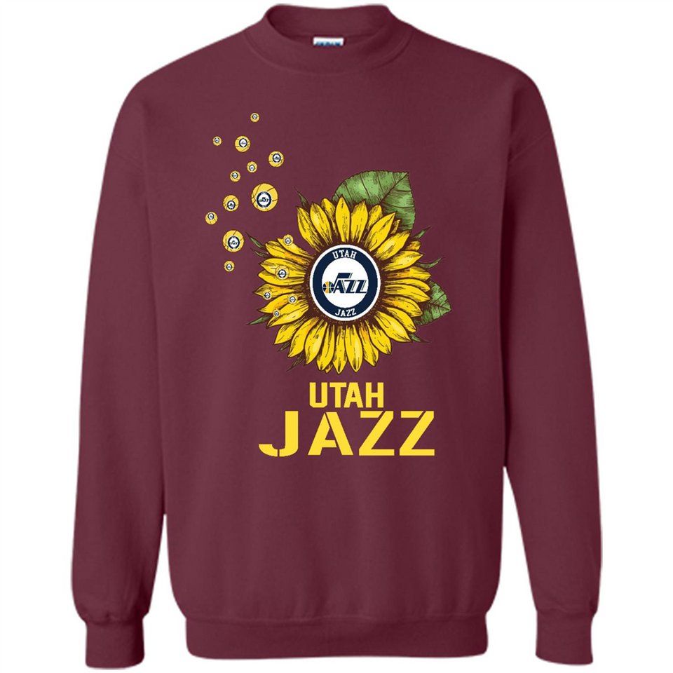 Utah Jazz Basketball Sunflower