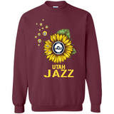 Utah Jazz Basketball Sunflower