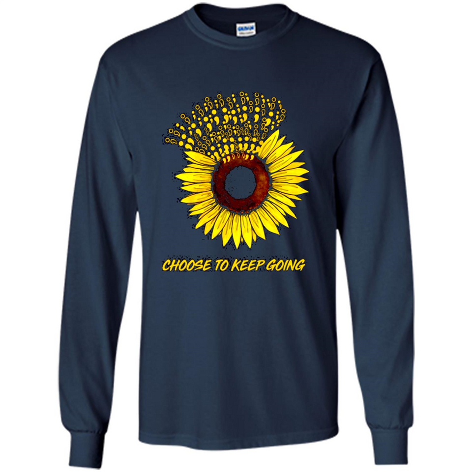 Semicolon Sunflower choose to keep going PINGPONG
