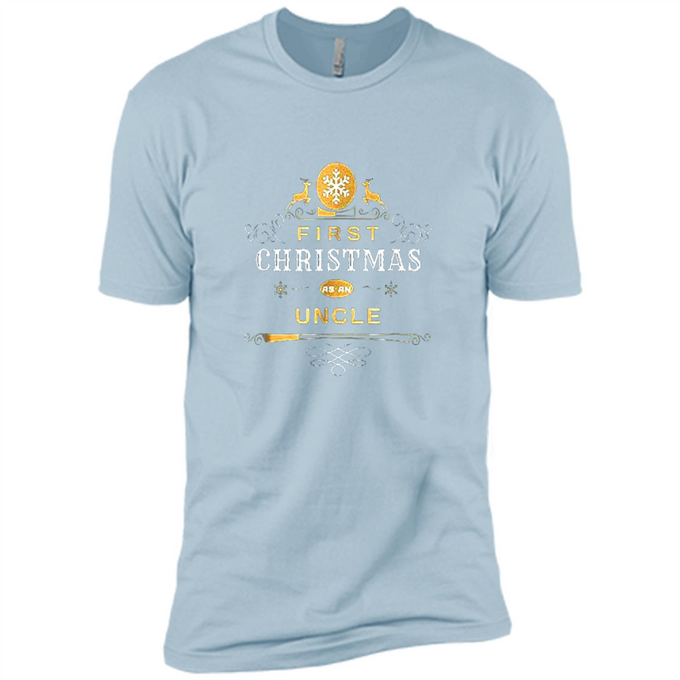 First Christmas as a Uncle - Christmas Family - Premium Short Sleeve T-Shirt
