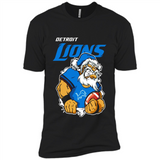 Grumpy Santa Claus Detroit Lions Football Team PINGPONG