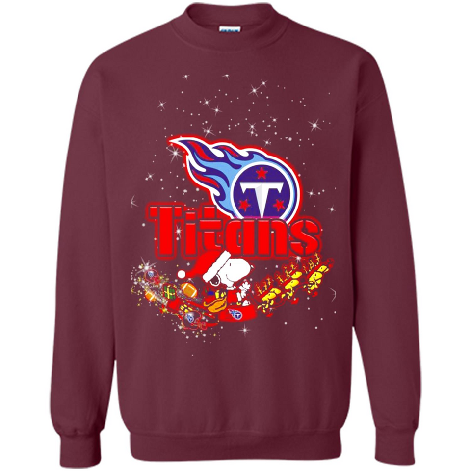Snoopy Christmas Tennessee Titans - Sweatshirt