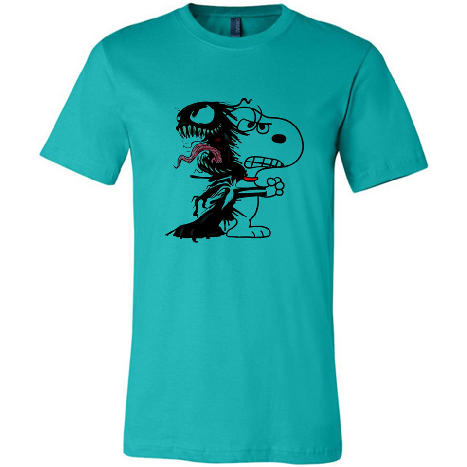 Venom Snoopy MERCHCUTE - Canvas Unisex T-Shirt