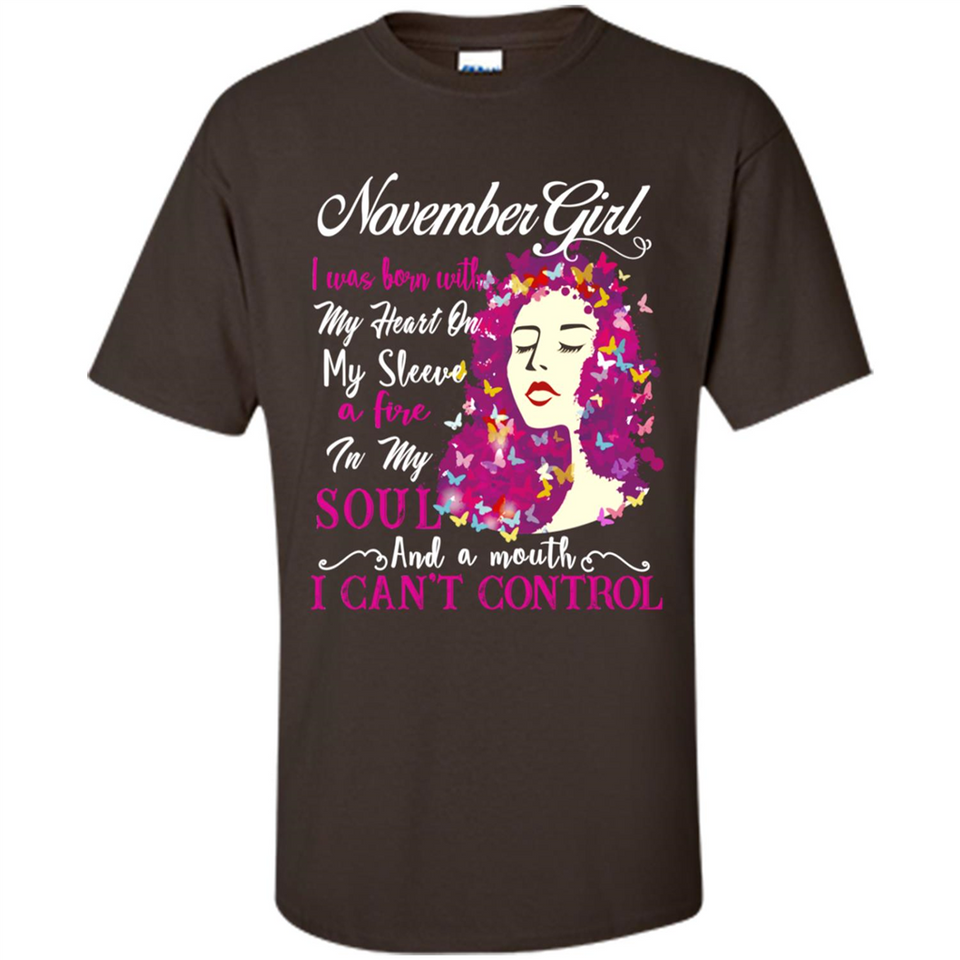 November Butterfly Girl - Shirt