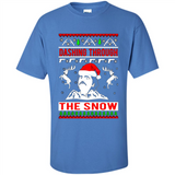 Narcos dashing through the snow Christmas sweatshirt PINGPONG