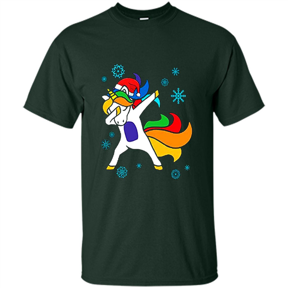 Christmas Dabbing Unicorn - Shirt