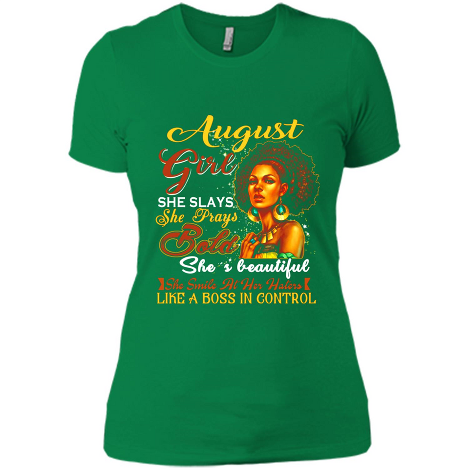 August Girl She Slays She Prays Beautiful Birthday PINGPONG