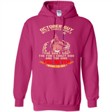 October Guy With Three Sides Quiet Fun Crazy - Hoodie