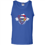 Chicago Blackhawks And Superman Fans - Tank Top