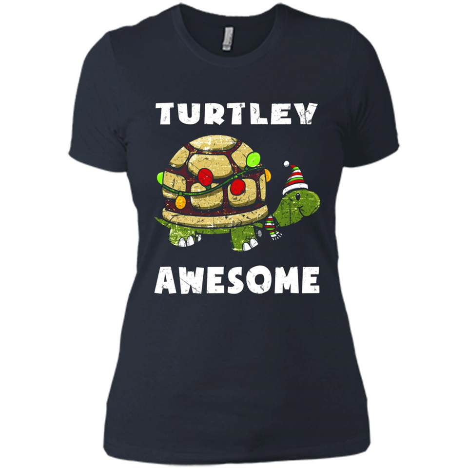Turtley Awesome - Ladies' Boyfriend T-Shirt
