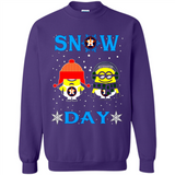 Snow Day Shirt For Houston Astros Vs Minion Fans pingpong