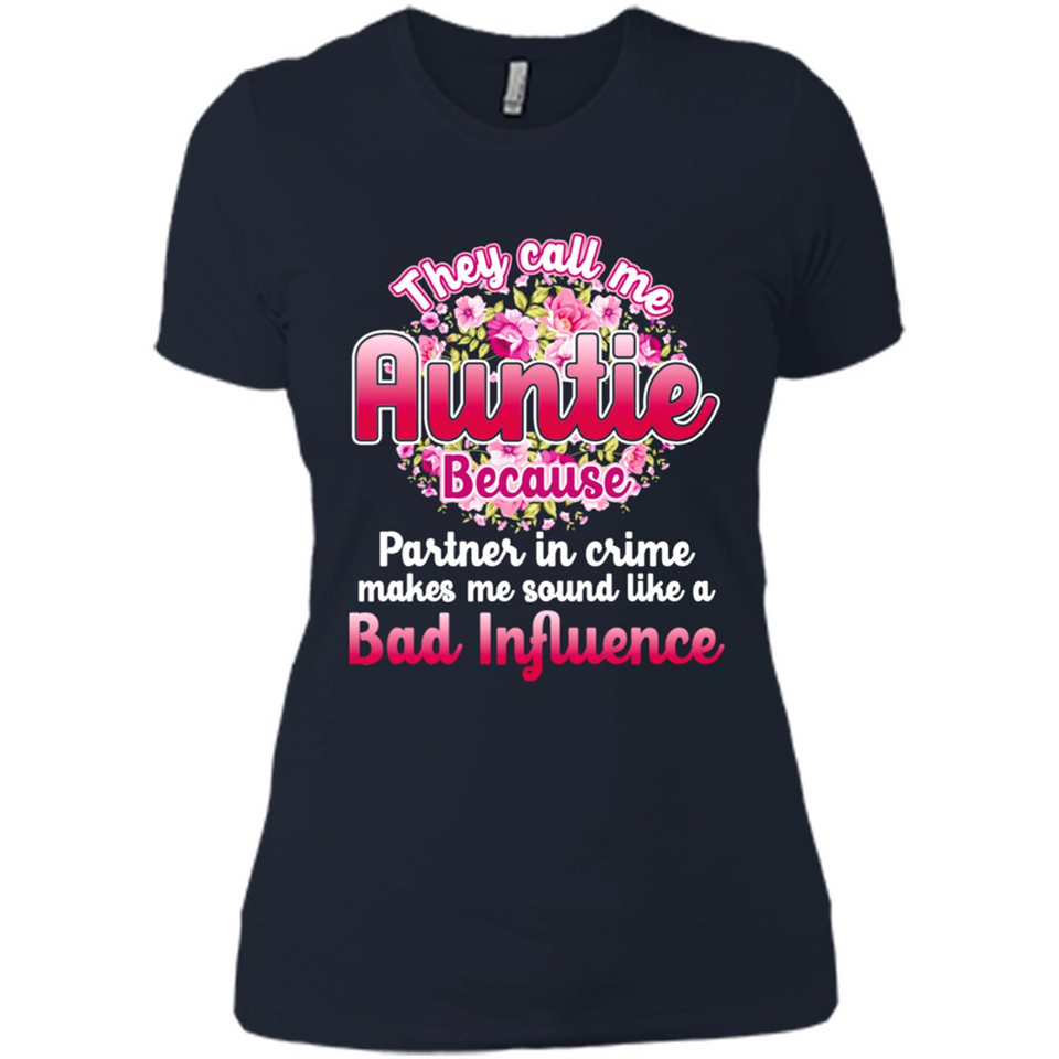 They Call Me Auntie Flower - Ladies' Boyfriend T-Shirt
