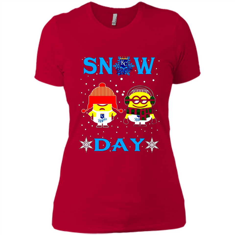 Snow Day Shirt For Kansas City Royals Vs Minion Fans pingpong