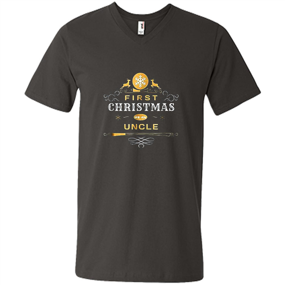 First Christmas as a Uncle - Christmas Family - Men's V-Neck