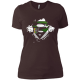 Utah Jazz And Superman Fans - Ladies' Boyfriend T-Shirt