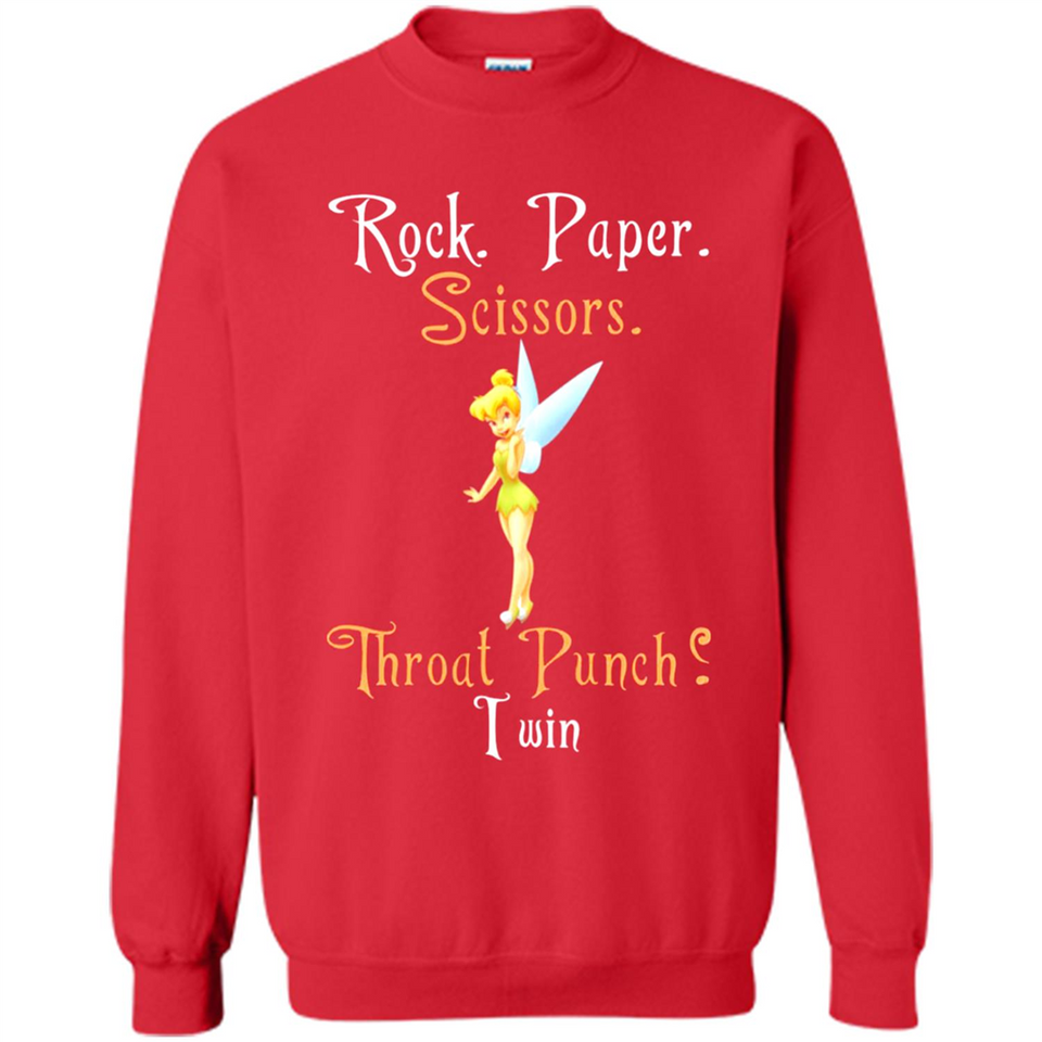 Tinker Bell Rock Paper Scissors Throat Punch I win PINGPONG