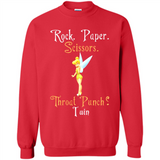 Tinker Bell Rock Paper Scissors Throat Punch I win PINGPONG