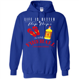 LIFE IS BETTER IN FLIP FLOPS WITH FIREBALL WHISKEY