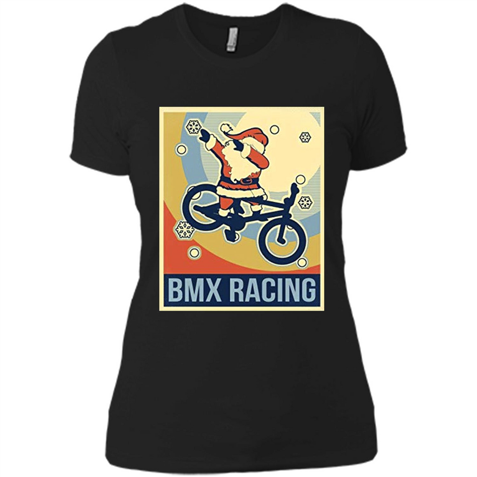 bmx racing dabbing Santa Christmas