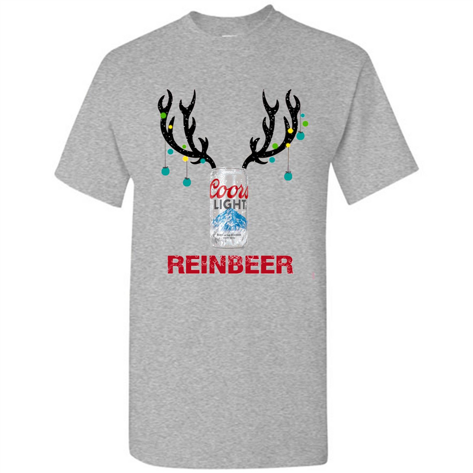 Coors Light Reinbeer Funny Beer Reindeer Christmas Sweatshirt - Shirt