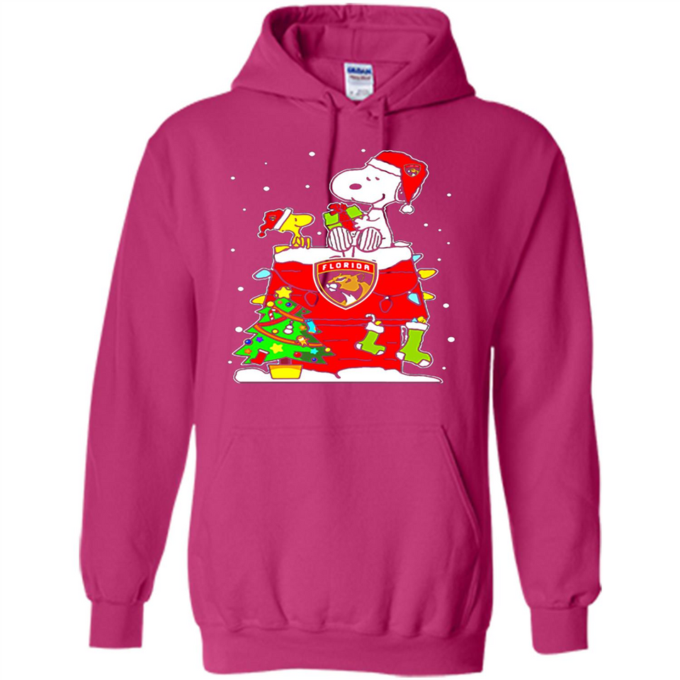 Florida Panthers Snoopy Ugly Christmas Sweaters - Hoodie